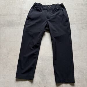 Abercrombie Kids Boys Black Straight Leg Dress Pants Size 5/6 SHORT